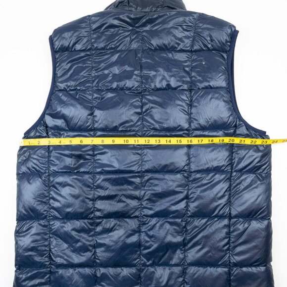 Montbell Superior Down Vest Mens XL Navy Blue Puffer Packable Insulated 2301218 - Picture 11 of 14